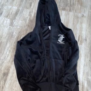 Y2k Black Juicy Couture zip up track jacket
